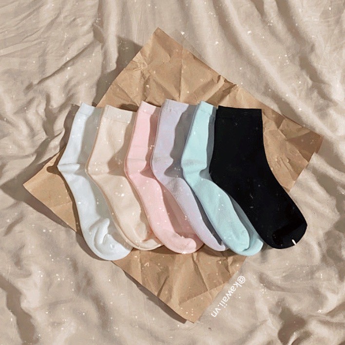 [Có sẵn] BASIC SOCKS - VỚ TẤT unisex Độc quyền Kawaii.vn (ĐÃ BÁN ĐƯỢC HƠN 5K SẢN PHẨM. Ảnh thật tự chụp)