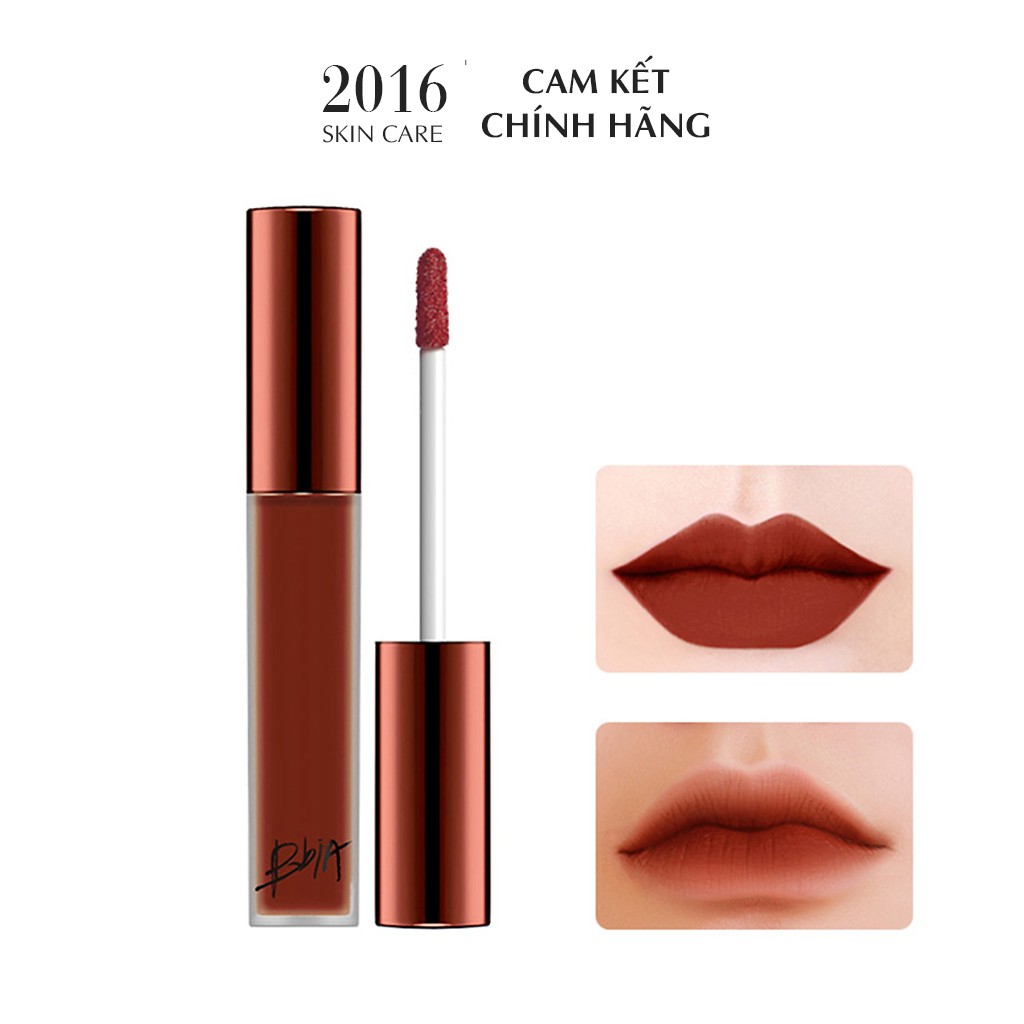 Son kem lì Bbia Last Velvet Lip Tint Màu 25 - Version 5 - Đỏ nâu - 2016 Skincare