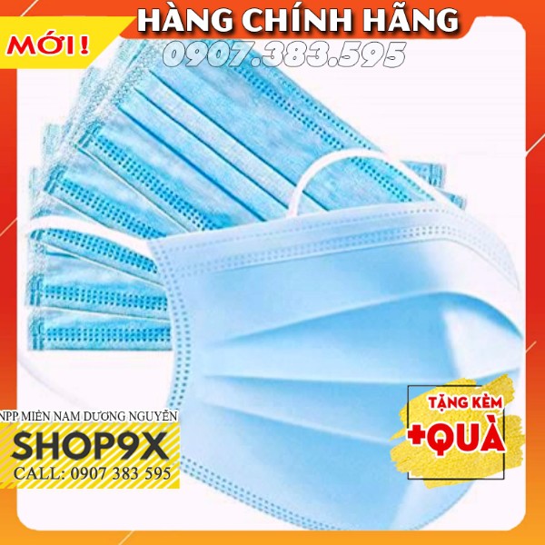 Hộp 50 Khẩu Trang Y Tế 4 Lớp Đủ Loại Đủ Màu - Shop9X TP.HCM Freeship Đơn 50K