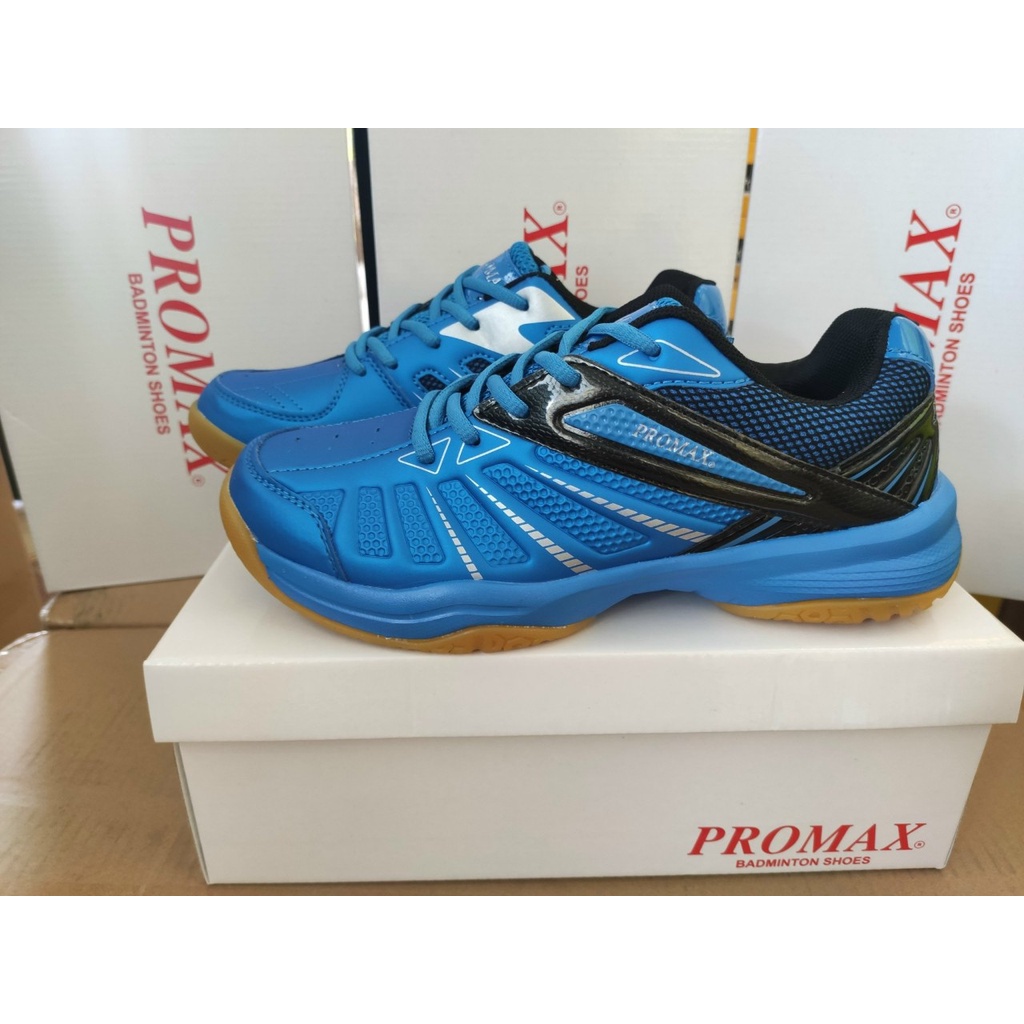 Giày cầu lông Promax 19004-Blue ⚡ Giày đánh cầu lông bóng chuyền giá rẻ.