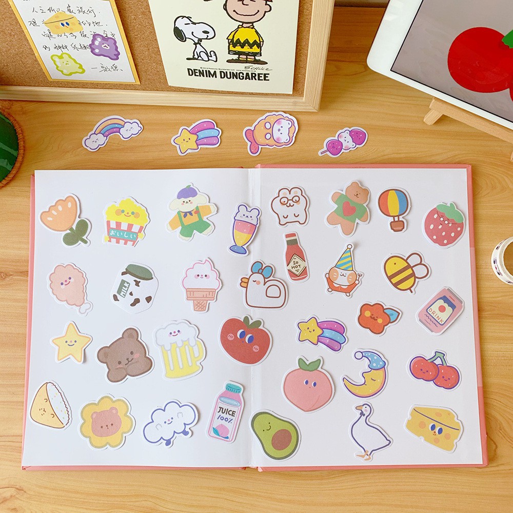 Set hình dán mini xinh xắn tiện lợi