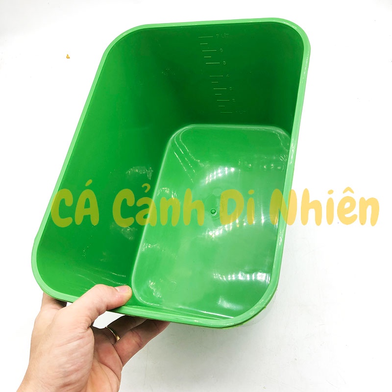 Khay nhựa 7 Lít nuôi cá ép cá con - Thùng nhựa trồng rau 30x22x16cm