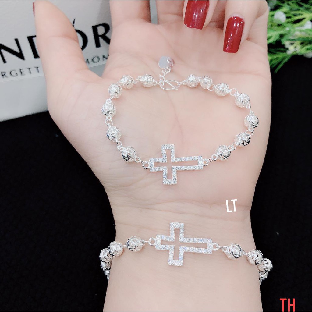 LẮC TAY THÁNH GIÁ BẠC-LẮC NỮ