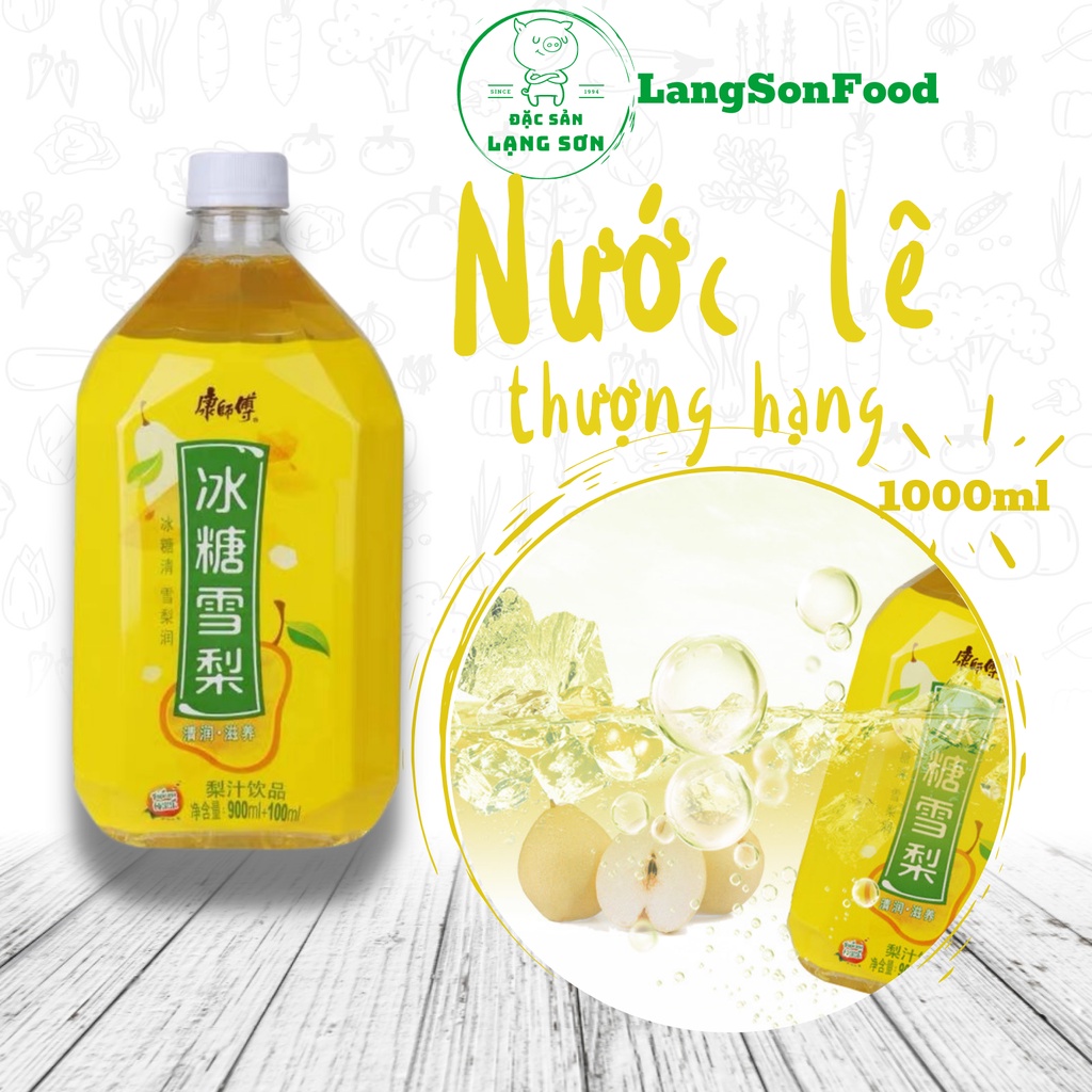 Nước lê Đài Loan chai to 1000ml đặc biệt thơm ngon