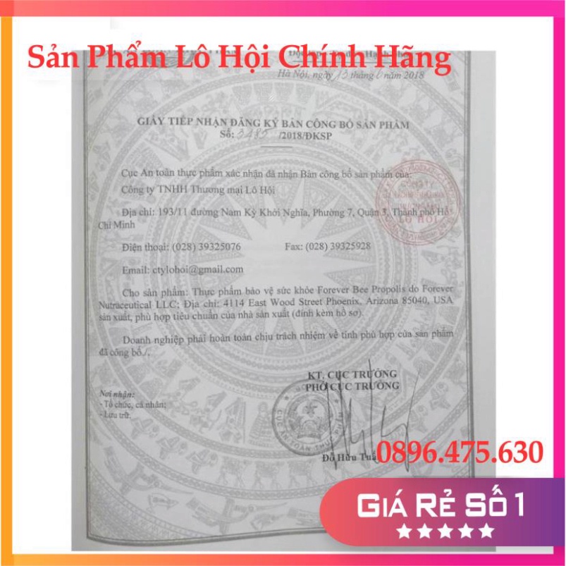Keo Ong Lô Hội Forever Bee Propolis 027 FLP - Kháng Sinh Thiên Nhiên - Nhập Khẩu MỸ Chính Hãng