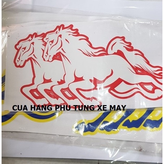 Tem song mã gắn các loại xe