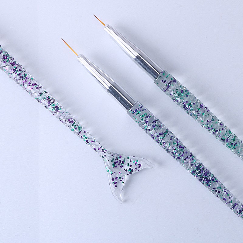 Set 3 cọ vẽ móng ROU BAO trang trí nghệ thuật chuyên nghiệp