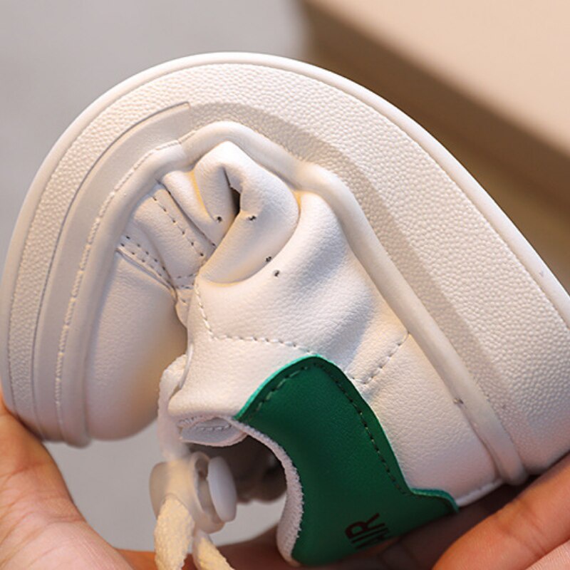 Giày thể thao đế bằng thoáng khí thời trang mùa xuân Hàn Quốc dành cho bé trai và gái 2021