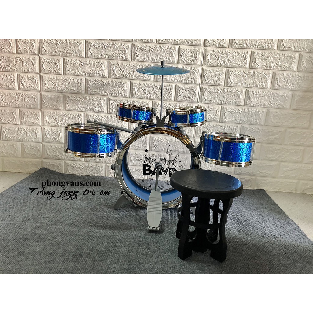 Bộ Trống Jazz Drum Cho Bé Nhiều Màu