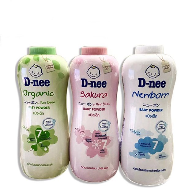 Phấn Rôm Em Bé Dnee D-nee Baby Powder Chính Hãng Thái Lan 380g.