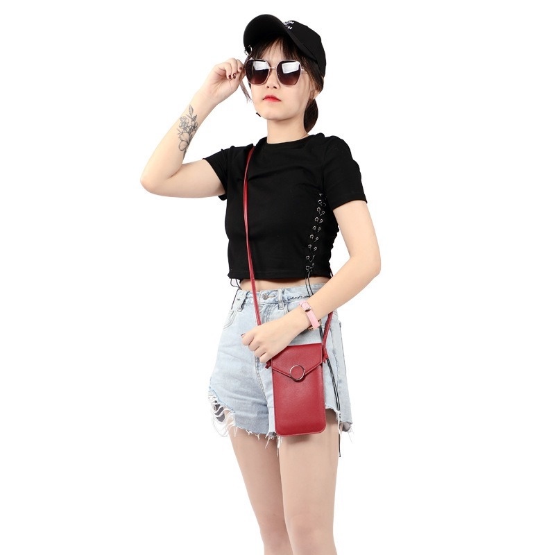 Túi Đeo Chéo Nhỏ Đựng Điện Thoại Phong Cách Thời Trang Mới
