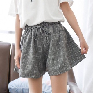 Quần đùi kẻ nơ xinh duyên dáng