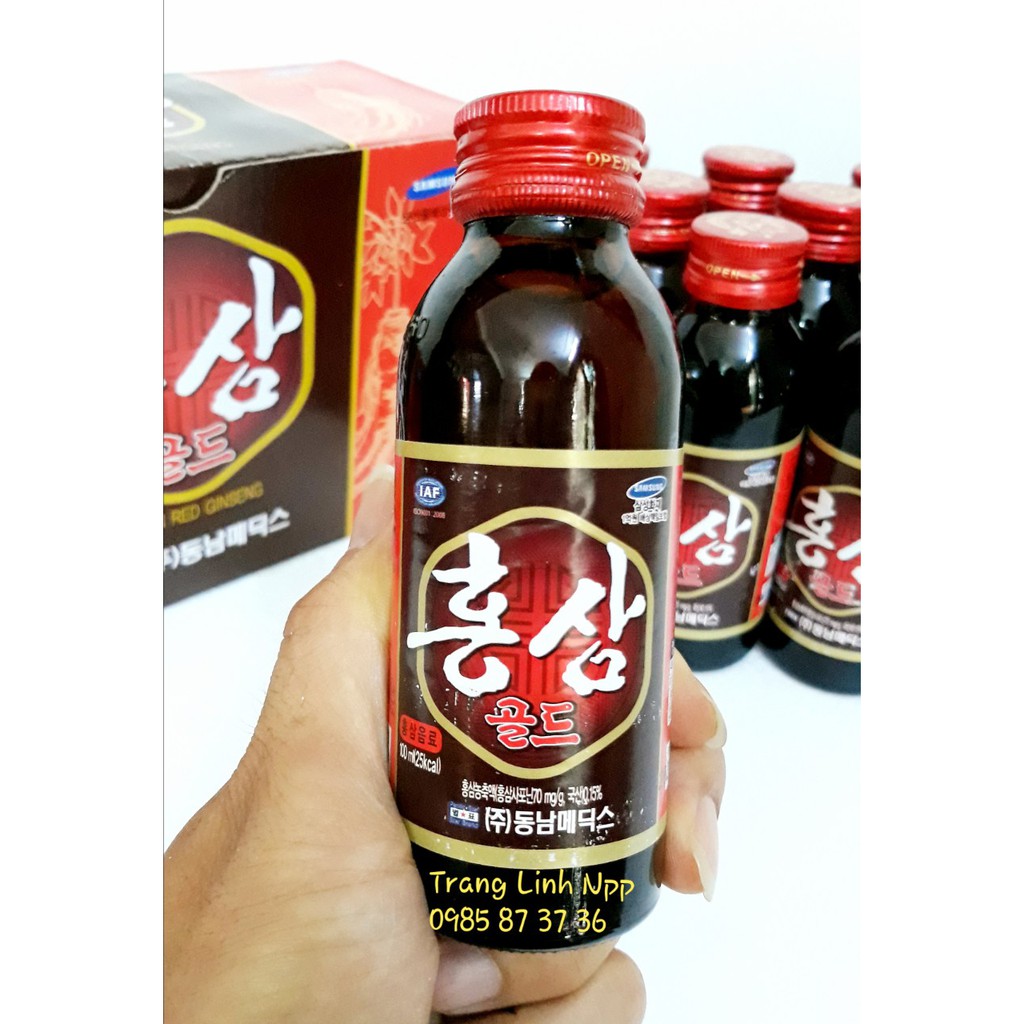 [ Trợ Giá ] Nước Hồng Sâm Hàn Quốc 10 chai x 100ml | BigBuy360 - bigbuy360.vn