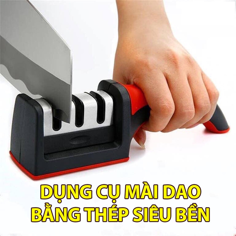 Dụng cụ mài dao kéo cầm tay - Máy mài dao kéo nhanh bén 3 cấp độ No.101237