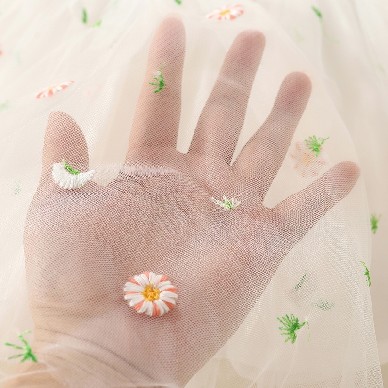 Đầm Công Chúa Tay Dài In Hoa Thời Trang Mùa Thu Mới Cho Bé Gái