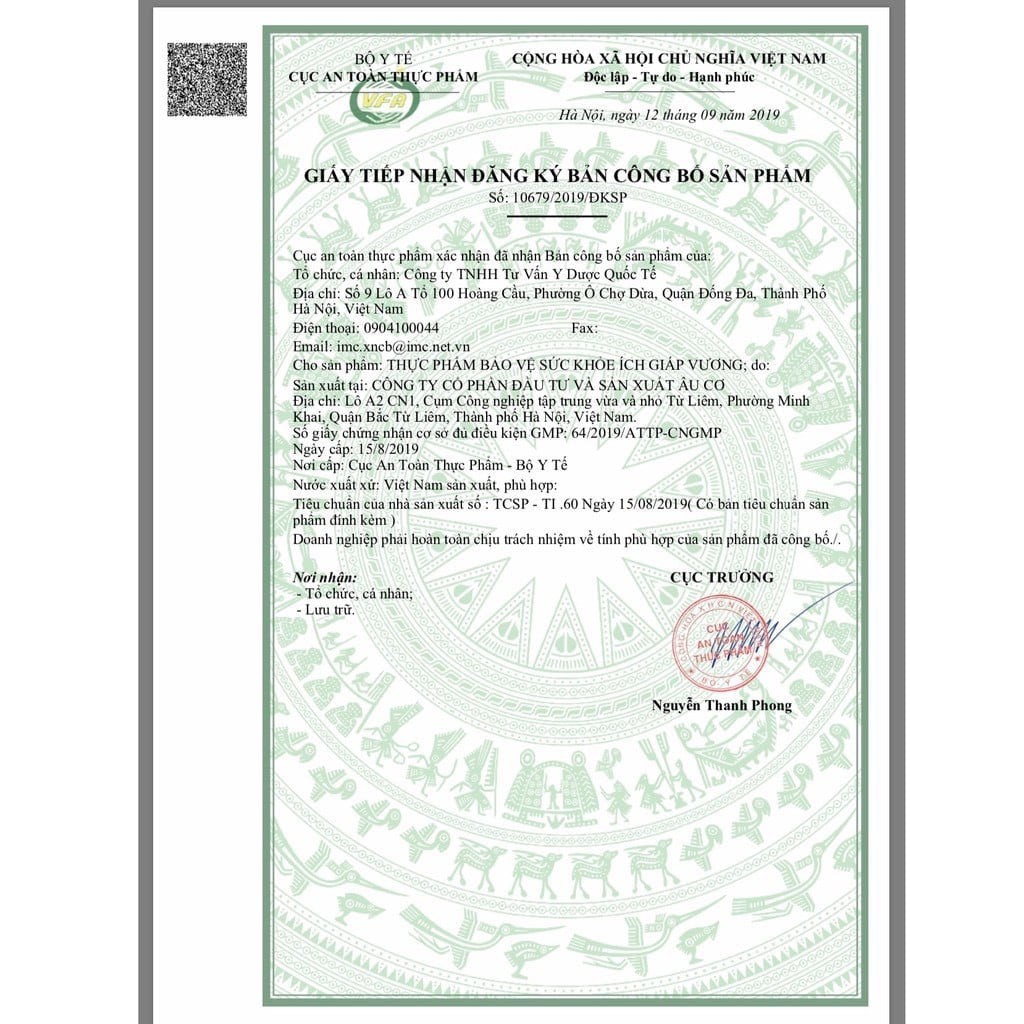 ÍCH GIÁP VƯƠNG - hỗ trợ rối loạn tuyến giáp (hộp 180v tặng hộp 30v+ quà)