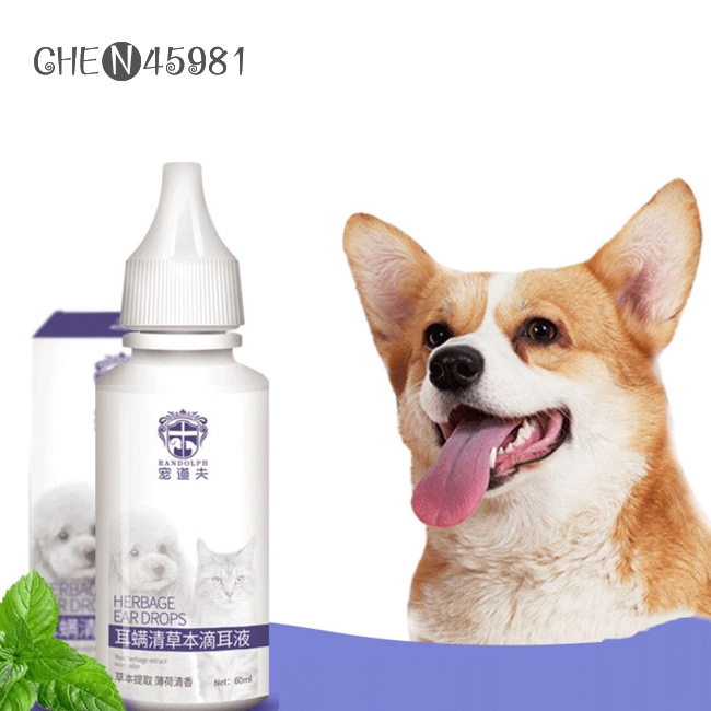 Bộ 60ml Bịt Tai Giúp Khử Trùng Cho Thú Cưng