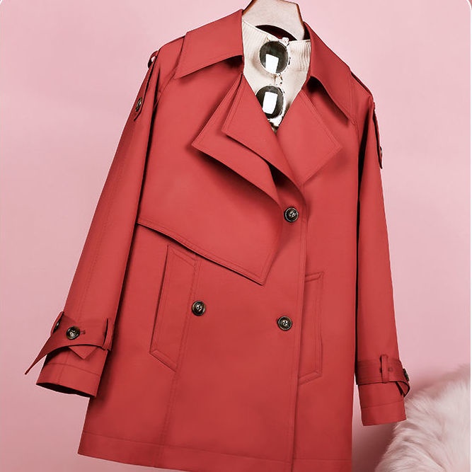 Áo Khoác Dáng Rộng Che Bụng Thời Trang Mùa Thu Hàn Quốc 2022 Plus Size Cho Nữ