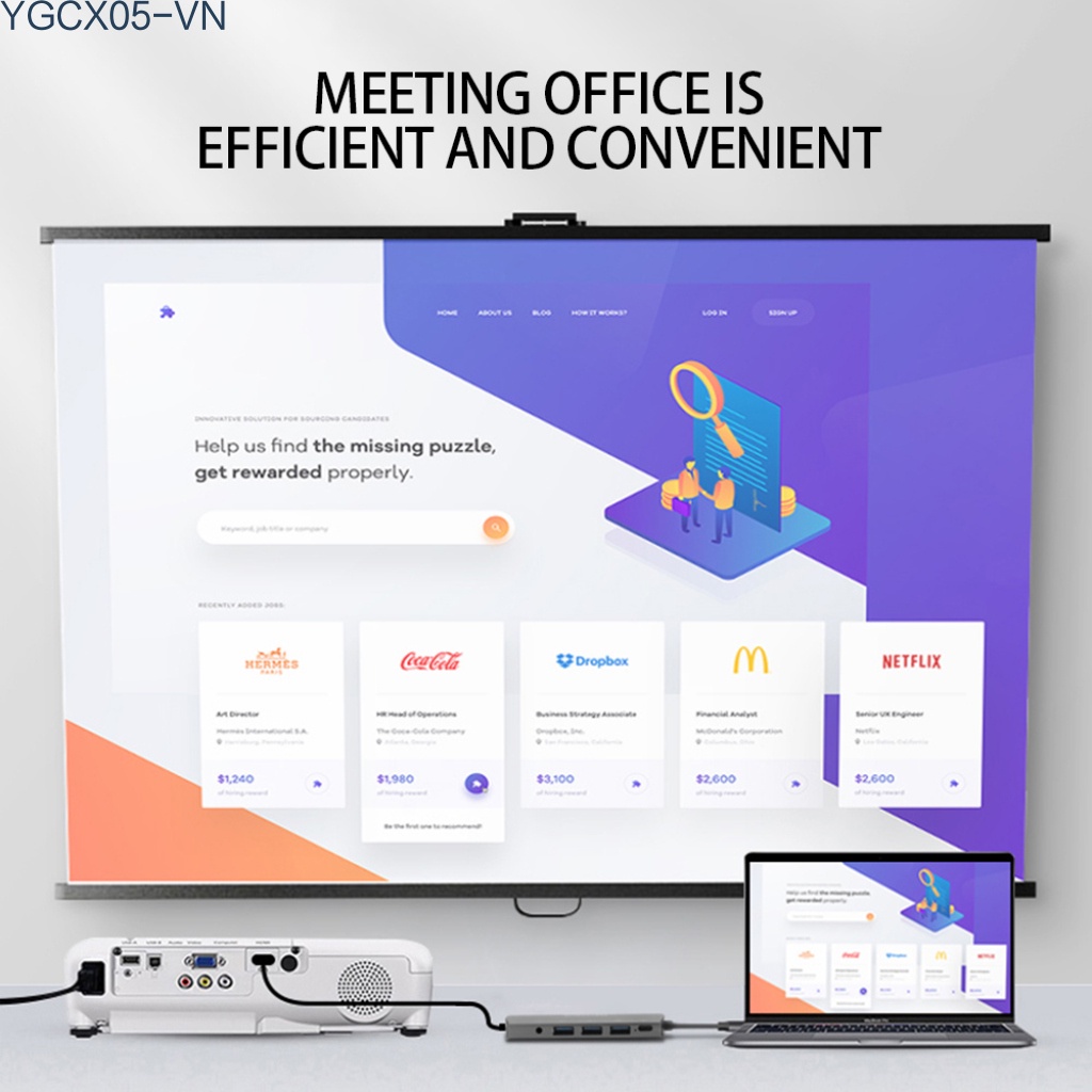 Bộ Chia Cổng Usb Type-C Sang 4k Hdmi 3 Cổng Usb 3.0 6 Trong 1 Tiện Dụng Cho Macbook Pro Air | BigBuy360 - bigbuy360.vn