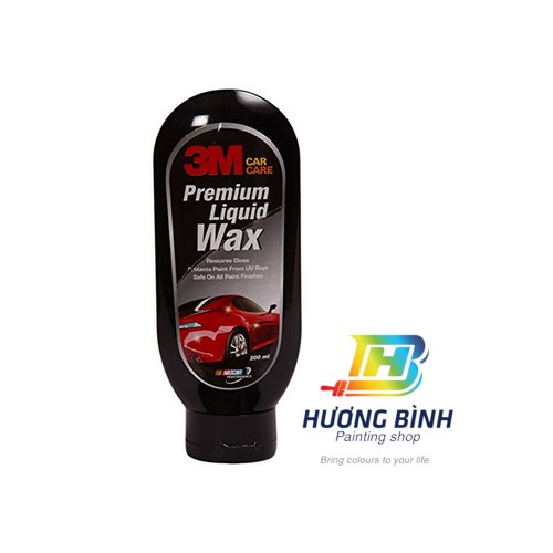 Dung dịch làm tăng độ bóng, bảo vệ màng sơn xe - 3M Car Care Premium Liquid Wax 05952 (200ml)