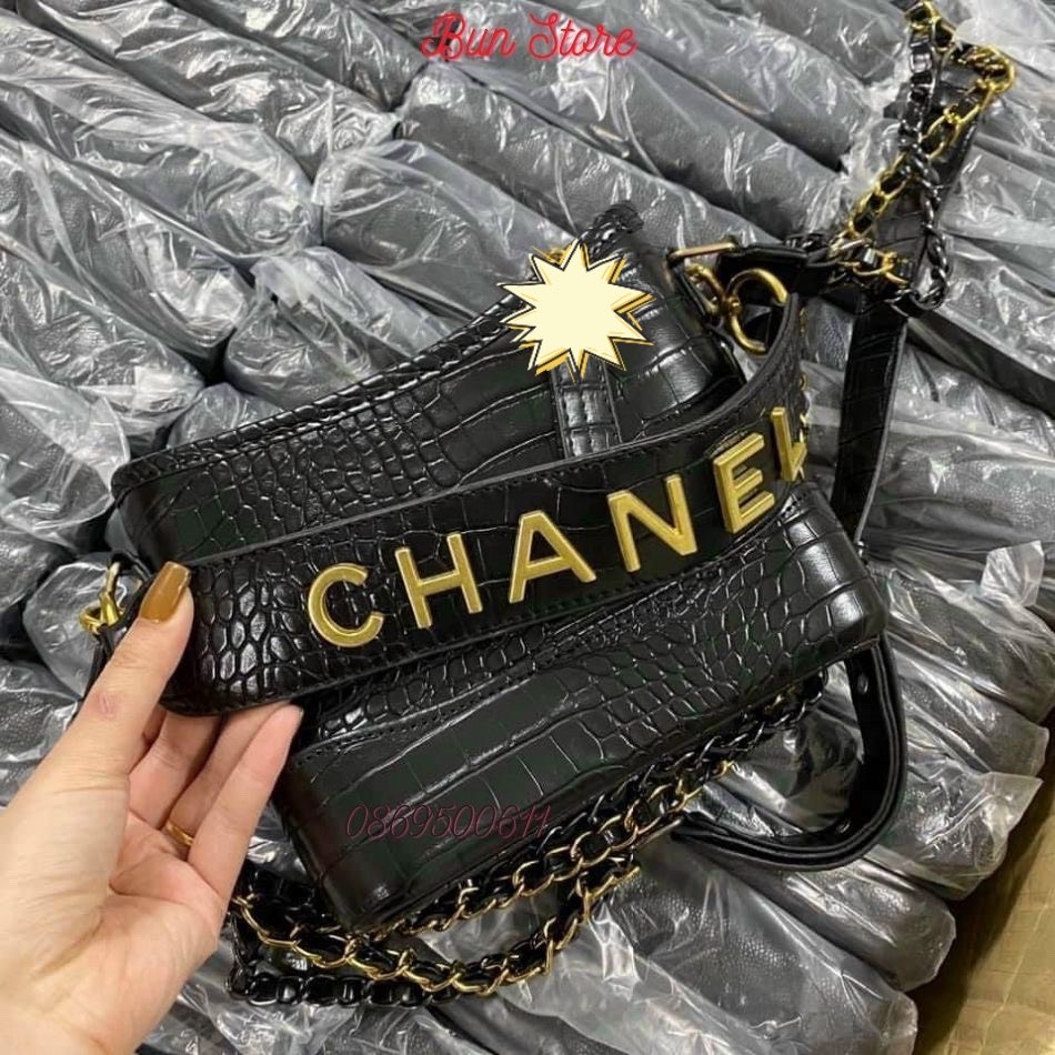 Túi xách đeo vai nữ, túi xách nữ công sở dáng hobo da vân rắn, túi đeo chéo nữ thời trang