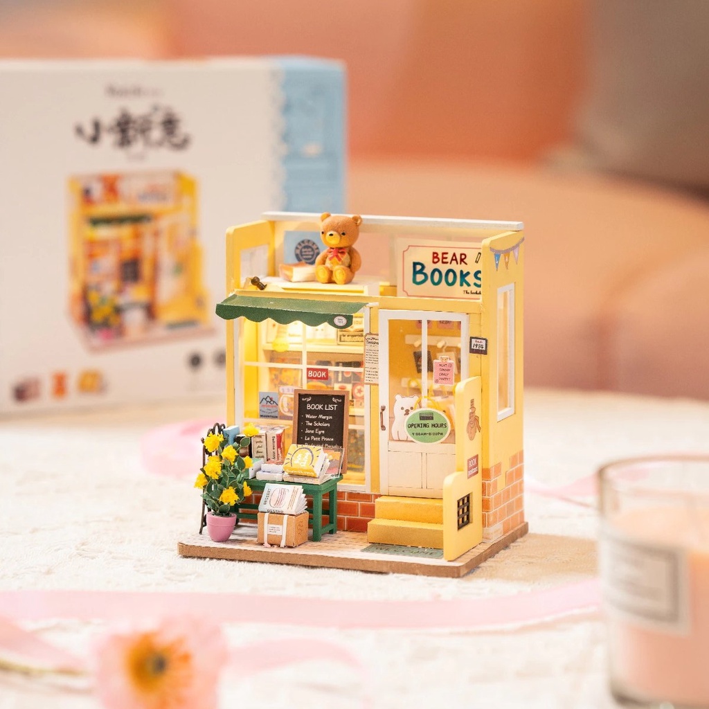 Đồ Chơi Lắp Ráp Bằng Gỗ 3D Mô Hình Nhà Tí Hon Robotime Mind-Find Bookstore DG152