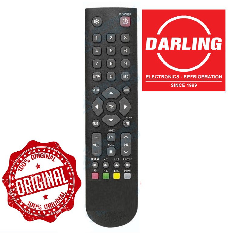 Remote điều khiển tivi DARLING LCD mẫu 2