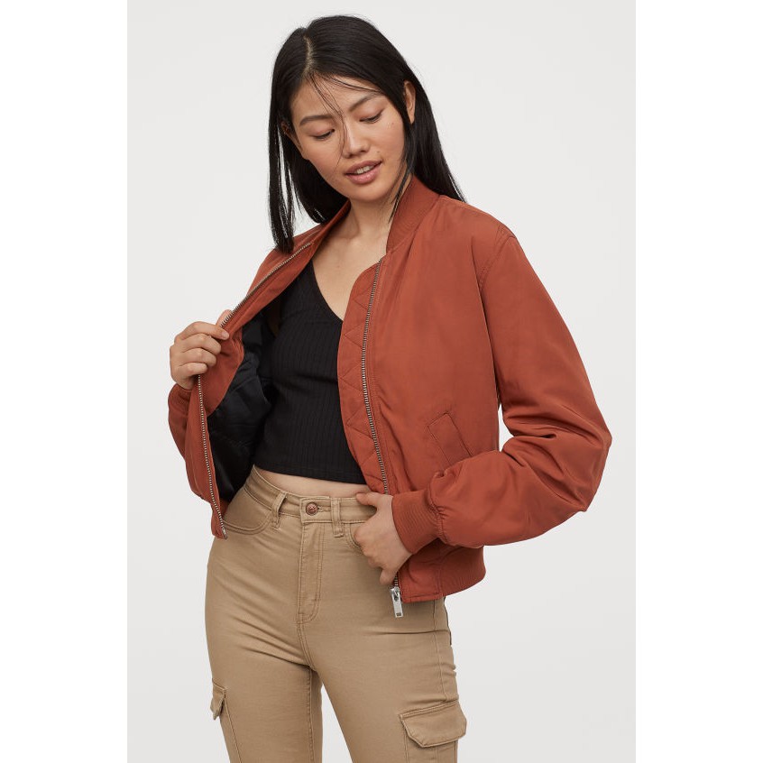 Padded bomber jacket