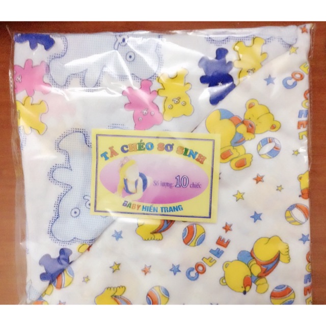 Tã Chéo 100% Cotton Thủy Tiên Cho Bé Sơ Sinh