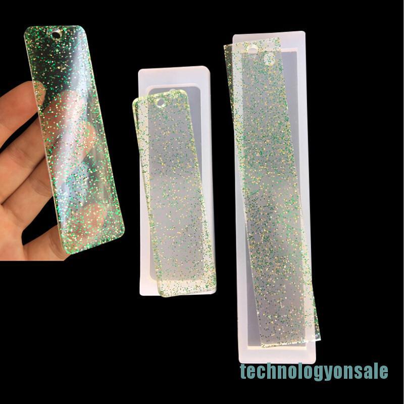 Bộ 3 Khuôn Silicone Đánh Dấu Sách Hình Chữ Nhật Tiện Dụng