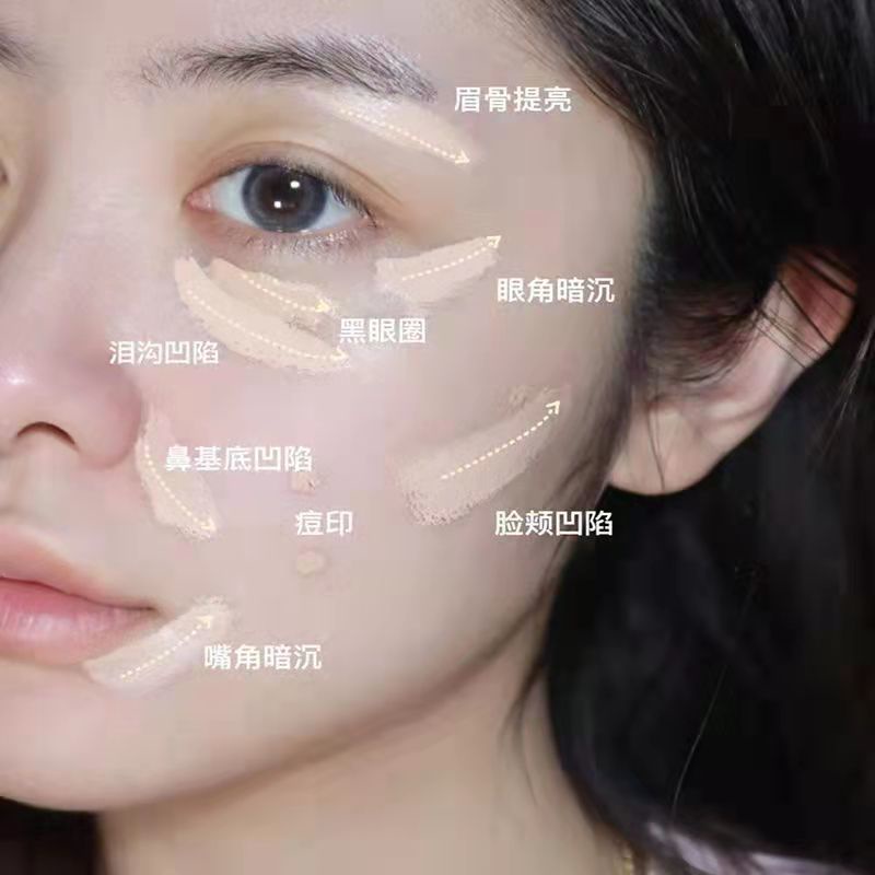 Kem Che Khuyết Điểm Kekemood 3 Màu Dạng Lỏng Dưỡng Ẩm Chống Thấm Nước