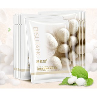 Combo 10 Mặt Nạ Lụa Tơ Tằm Bisutang / images - T569