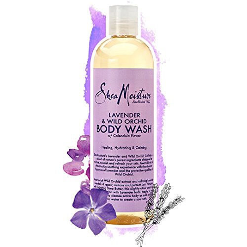 Bill US - Sữa tắm SheaMoisture Bubble Bath & Body Wash Lavender and Wild Orchid 473ml