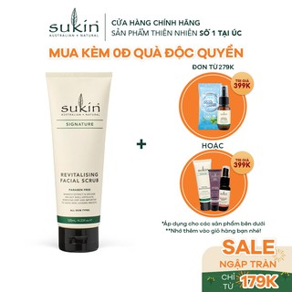 Kem Tẩy Tế Bào Chết Sukin Revitalising Facial Scrub 125ml