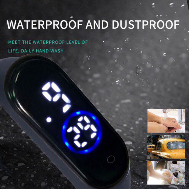 Đồng hồ unisex thể thao Ulzzang sport đèn led chống nước tốt thời trang năng động giới trẻ | BigBuy360 - bigbuy360.vn