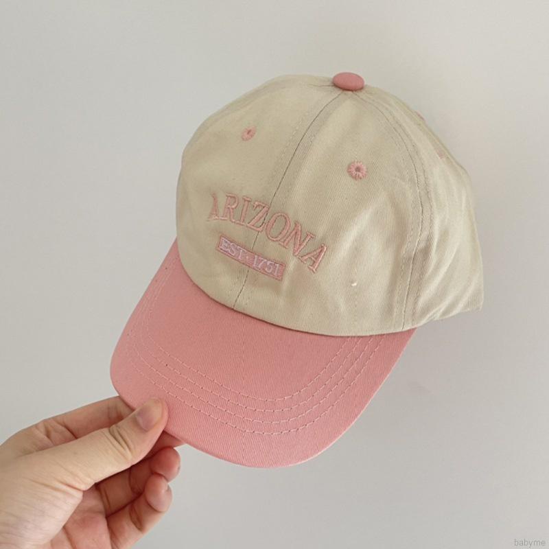 Mũ lưỡi trai thêu chữ nhiều màu hợp thời trang cho trẻ nhỏ