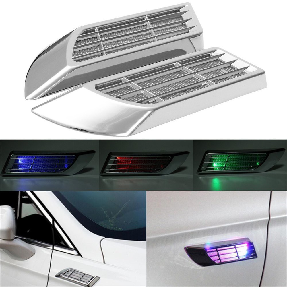 2 Đèn Led Cảnh Báo Năng Lượng Mặt Trời Cho Xe Hơi