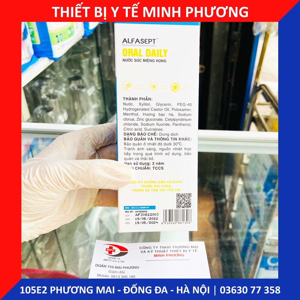 Nước súc miệng ALFASEPT ORAL DAILY