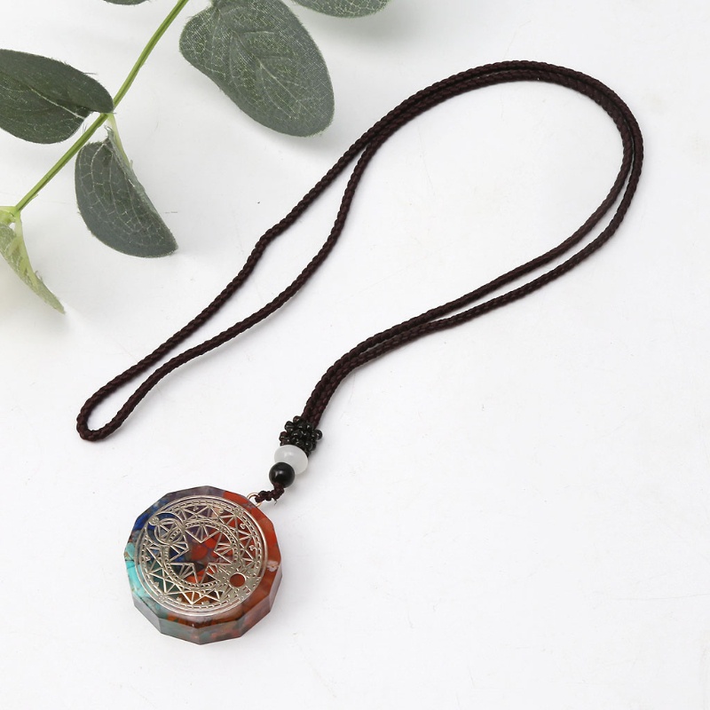 Vòng cổ Mặt 7 Luân Xa Bảo Vệ Sức Khỏe