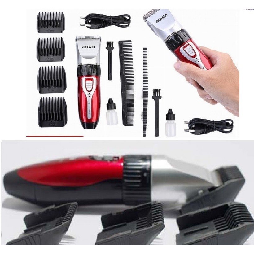 NHIỀU QUÀ TẶNG Tông đơ cắt tóc người lớn, hớt tóc Jichen - 0817 đa năng