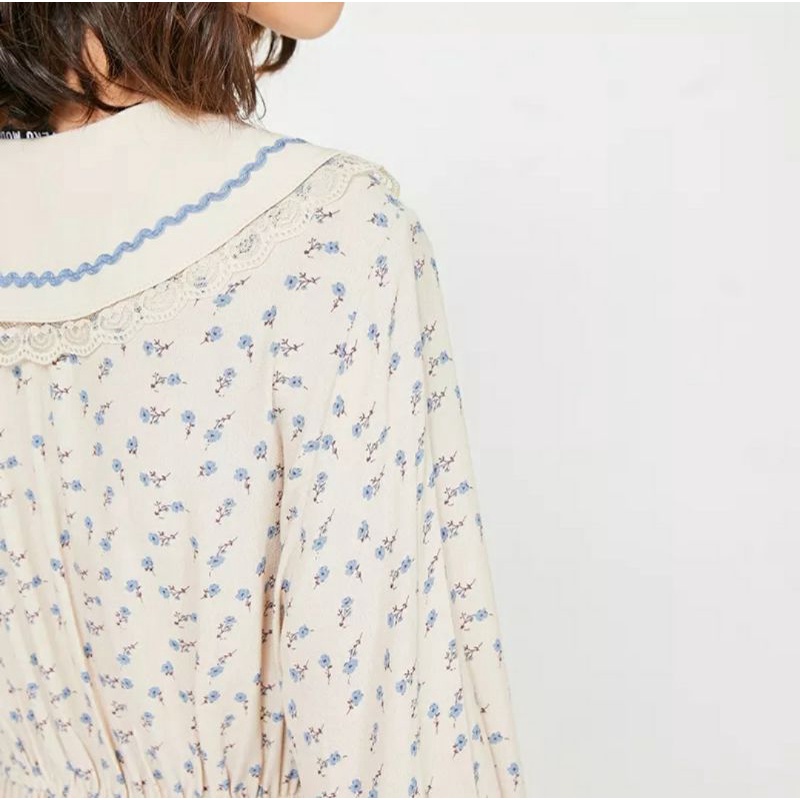 Vero Moda Đầm hoa nhí vintage