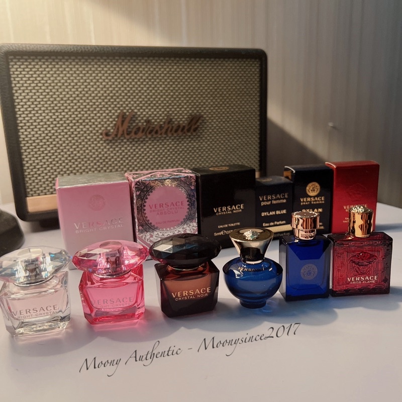 Nước hoa Versace mini 5ml Noir /Versace Absol/ bright Crystal /Versace femme / versace pourhome / Versace Eros Flame