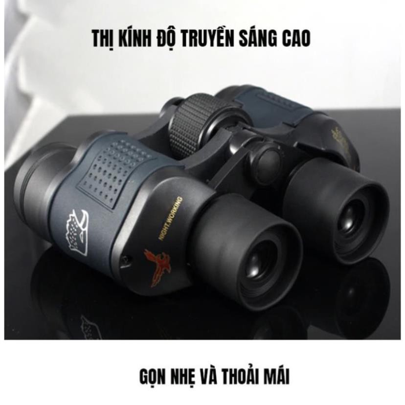 ỐNG NHÒM ĐÔI CẦM TAY 60X tầm xa 3000m
