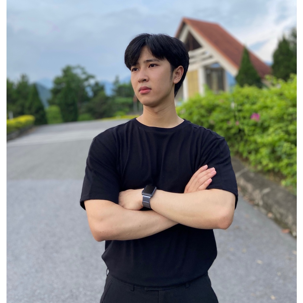 Áo phông ngắn tay nam, áo thun tay lỡ unisex form rộng