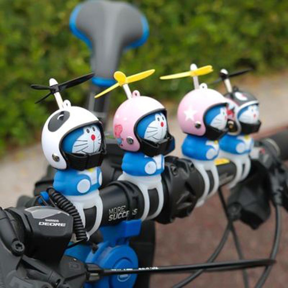 Phụ kiện trang trí xe đạp hình Doraemon và các phụ kiện tùy chọn