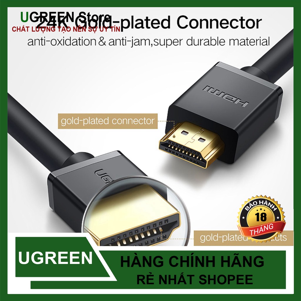 Cáp HDMI 1.4 Ugreen HD104 Dài từ 15M, 20M, 25M, 30M ... 100M Chính Hãng