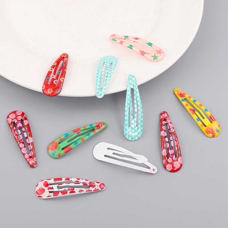 Set 18 Kẹp Tóc Kim Loại Xinh Xắn Cho Bé Gái