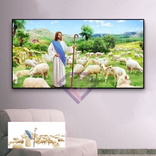 Tranh đính đá CHÚA GIÊSU CHĂN CỪU 150*75 - DD9703