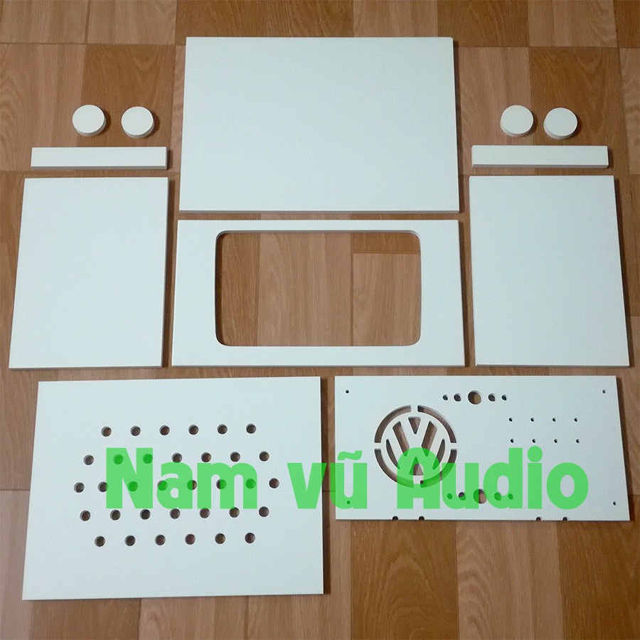 ✖℗♦Hộp đầu CD ô tô Volkswagen - phiên bản cắt sẵn CNC để lắp ghép DIY