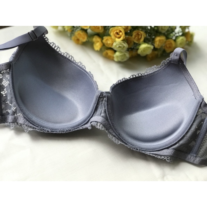Áo lót ren ghi xuất xịn cao cấp size 36/80B